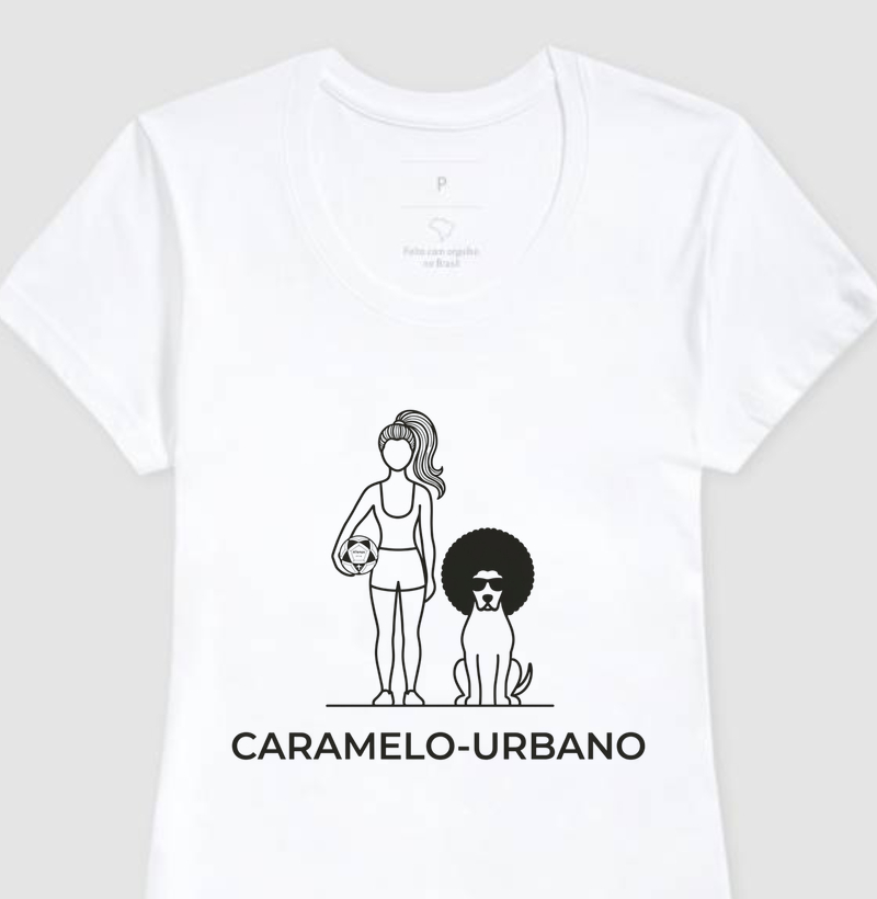  Caramelo Esporte Futevolei Minimalista Line Fit