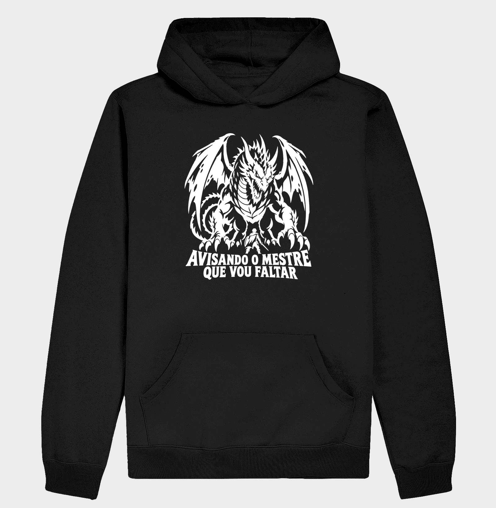 AVISANDO O MESTRE QUE VOU FALTAR - Hoodie Moletom