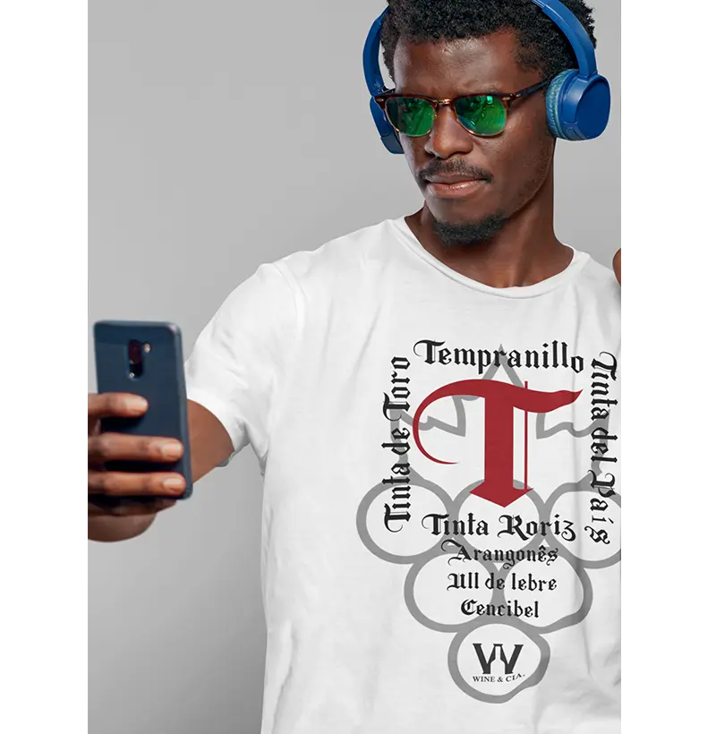 Camiseta Tempranillo nomes
