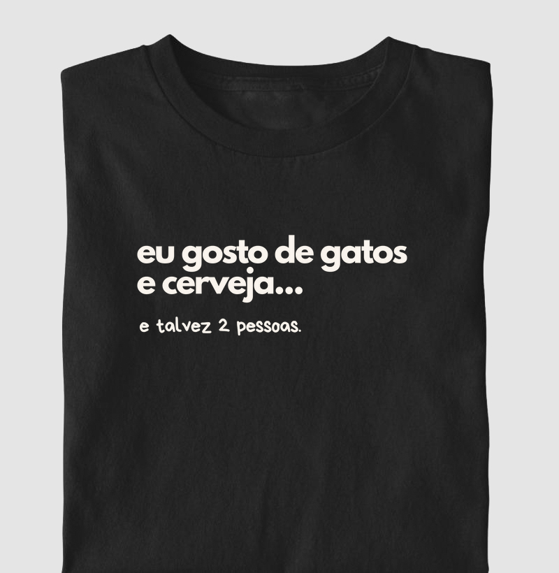 Eu gosto de Gatos e Cerveja