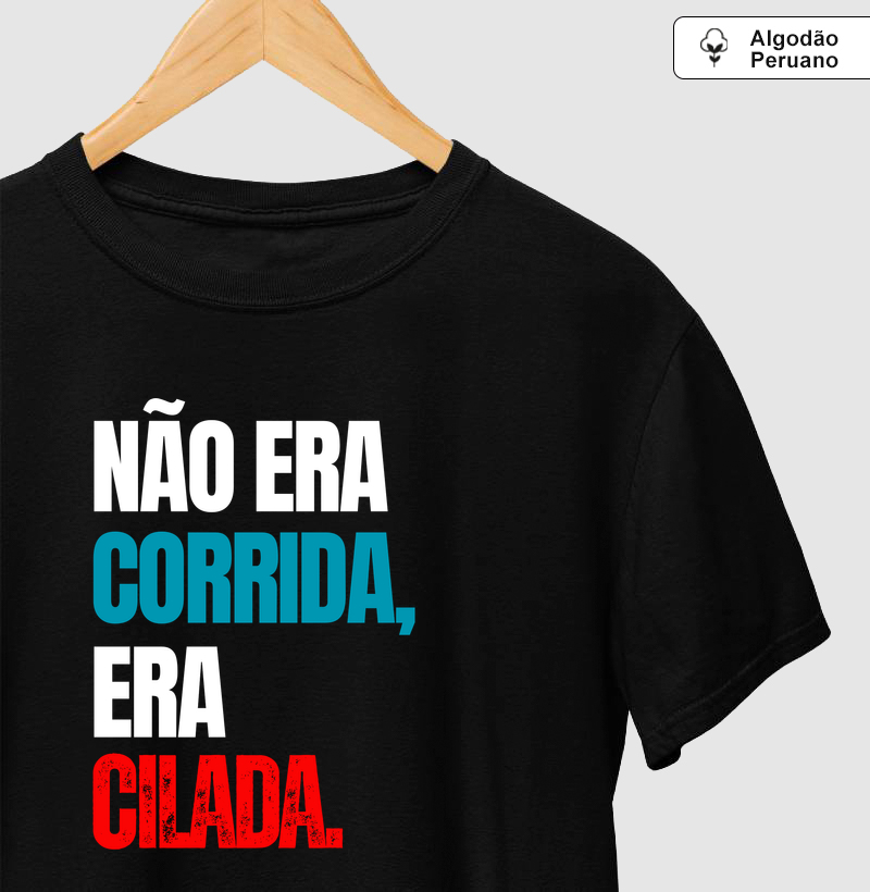 Não era corrida, era cilada