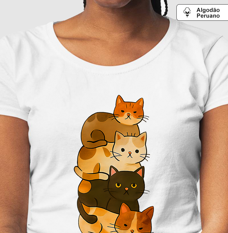 TORRE DE GATOS - Estilo Lápis de Cera