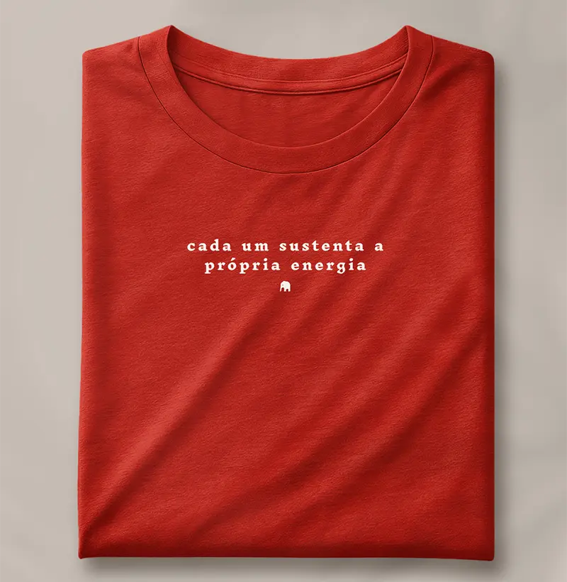 Cada um sustenta a própria energia