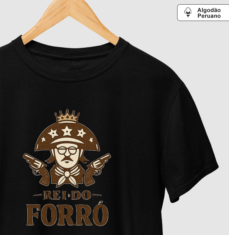 Lampião estilizado + “Rei do Forró”