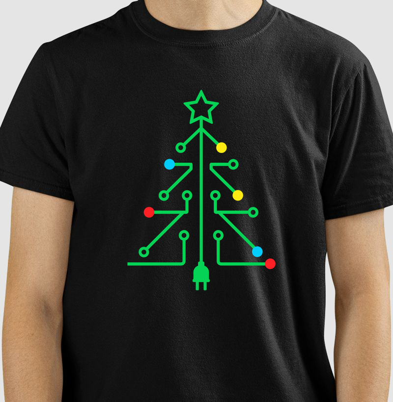 Conecte-se à Alegria – Árvore de Circuito - Camiseta