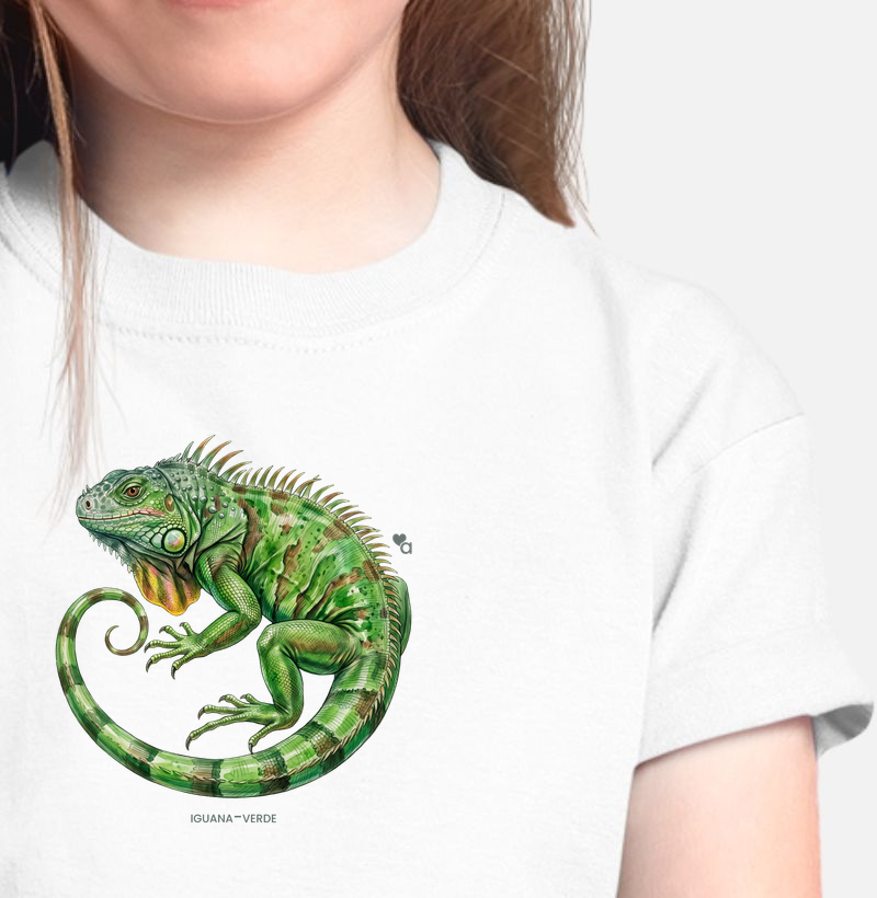 Répteis - Iguana Verde - Infantil
