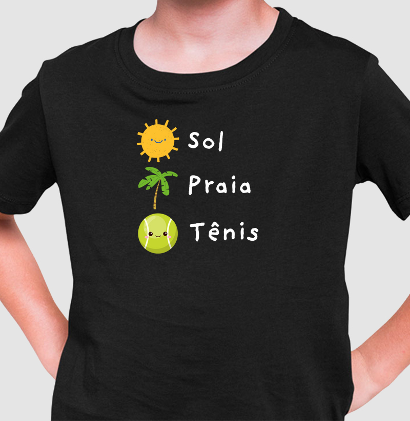 Sol, praia e tênis - versão Kids