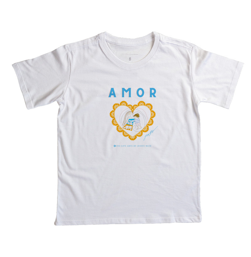 Camiseta Adulto Amor by Jessye Blue