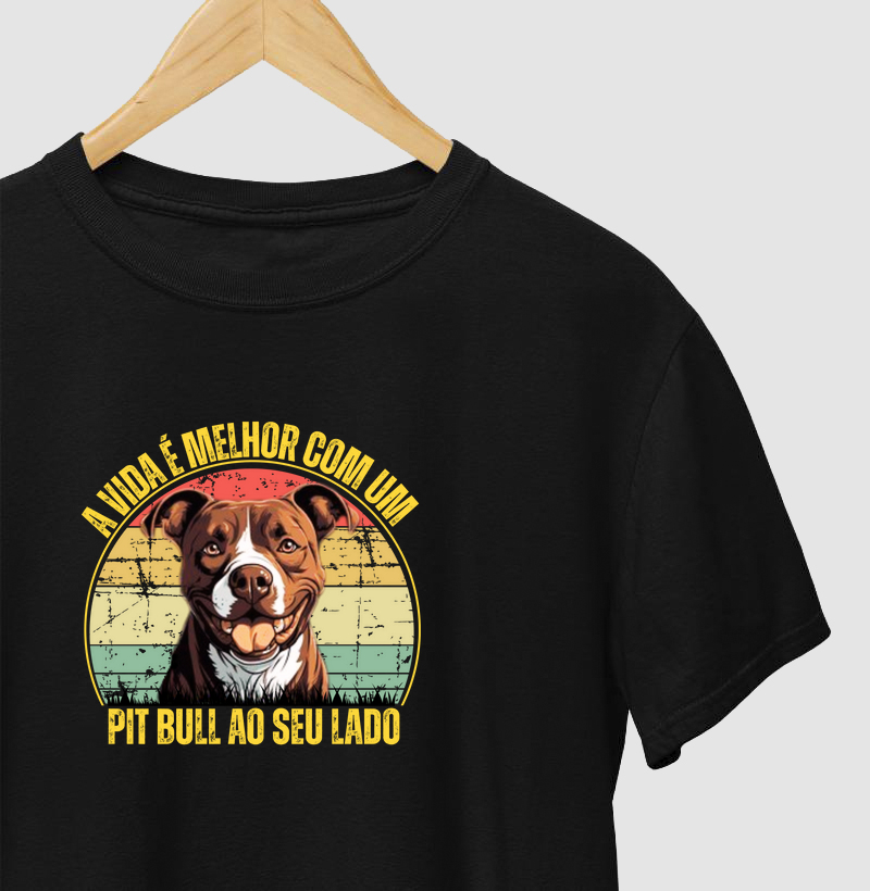 A vida é melhor com um Pit Bull ao seu lado