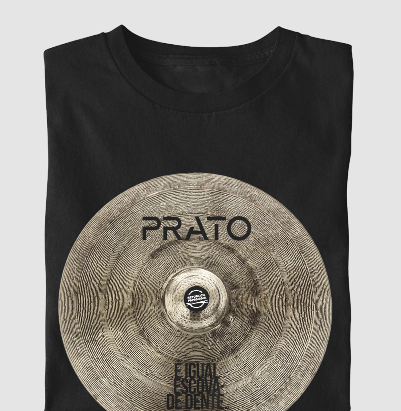 Prato é igual escova de dente