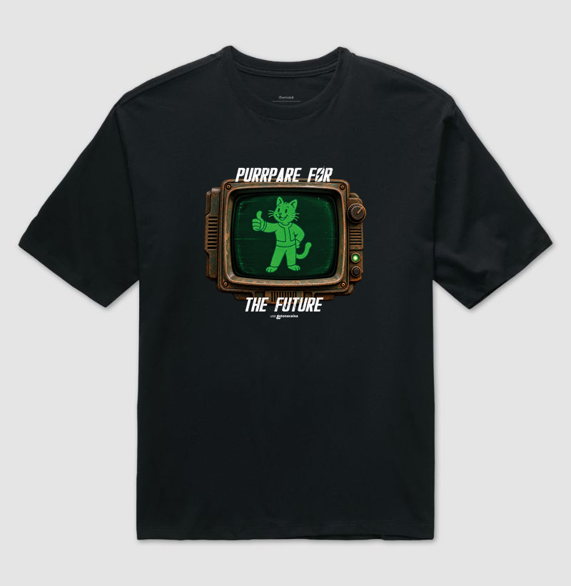 PURRpare for the Future - Camiseta Oversized
