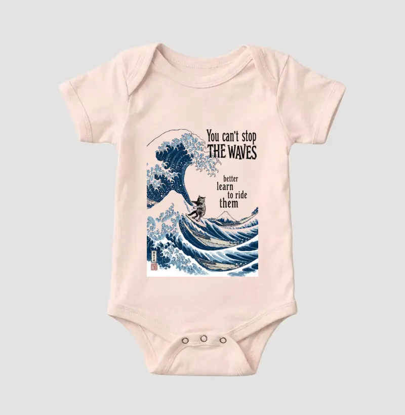 Ride the Waves - Katsushika Hokusai