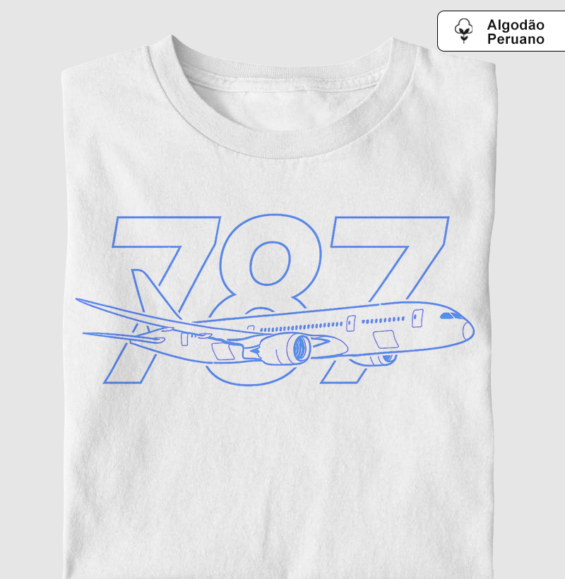 Boeing 787 - Silhouette | Algodão Peruano