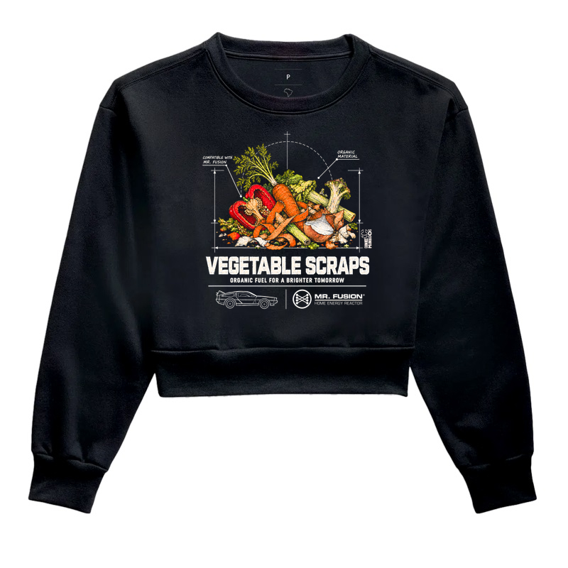Vegetable Scraps Organic Fuel - Cropped Moletom