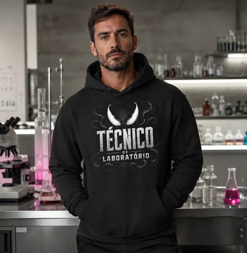Técnico de Laboratório Simbionte - Hoodie Moletom