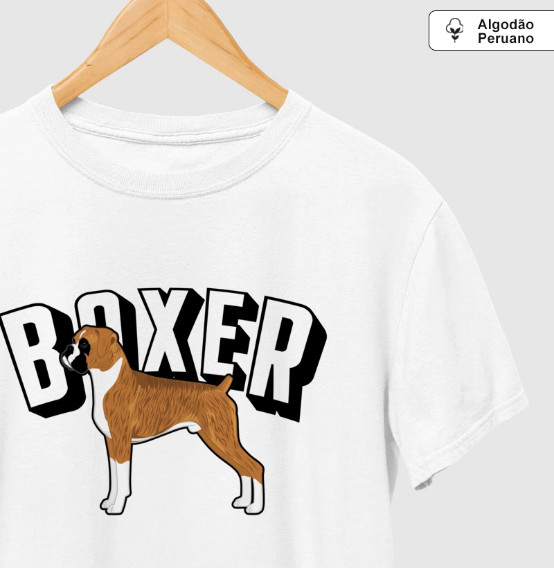 Camiseta Algodão Peruano Boxer Tigrado