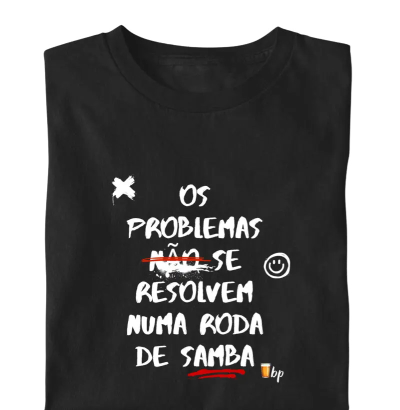 Os problemas se resolvem numa roda de samba
