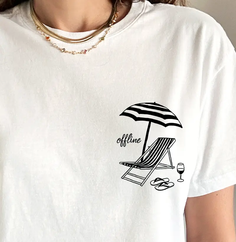 Camiseta Vinho Offline - sossego 