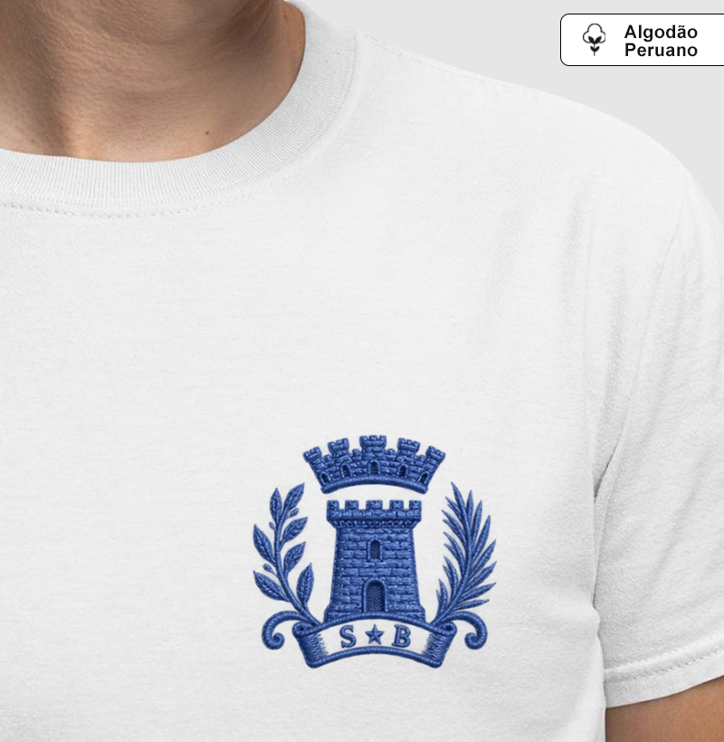SB - SANTA BÁRBARA - Camiseta Algodão Peruano