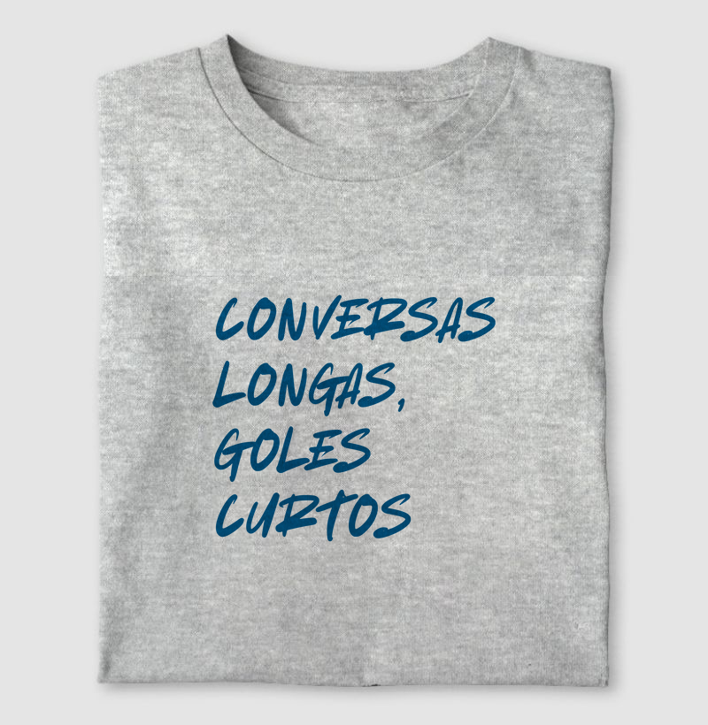 Conversas longas, goles curtos