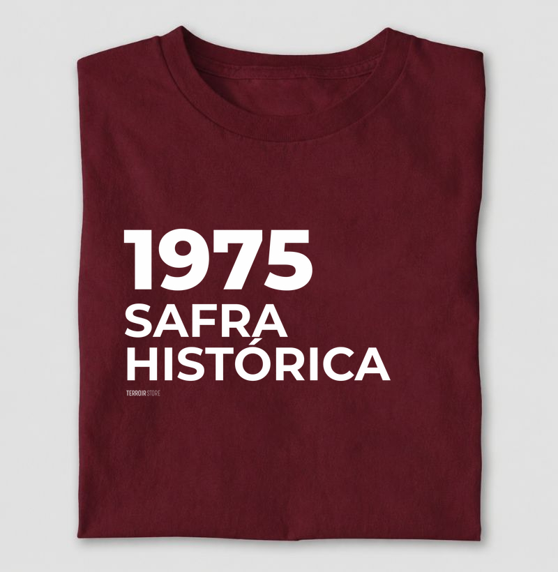 Camiseta Vinho - 1975 • Safra Histórica