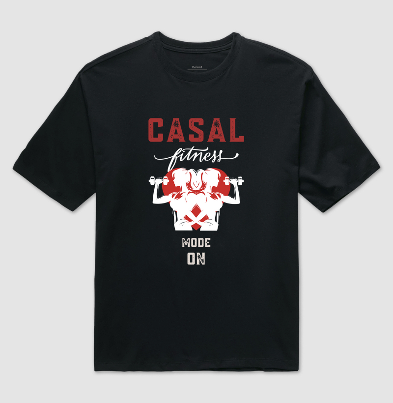 Casal fitness mode on