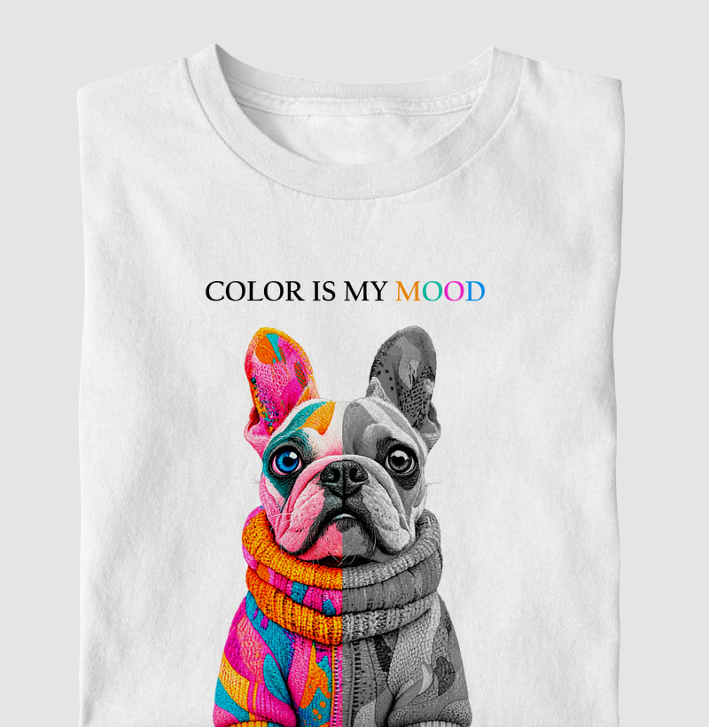 Color Is My Mood 🎨🐾 - Camiseta Infantil