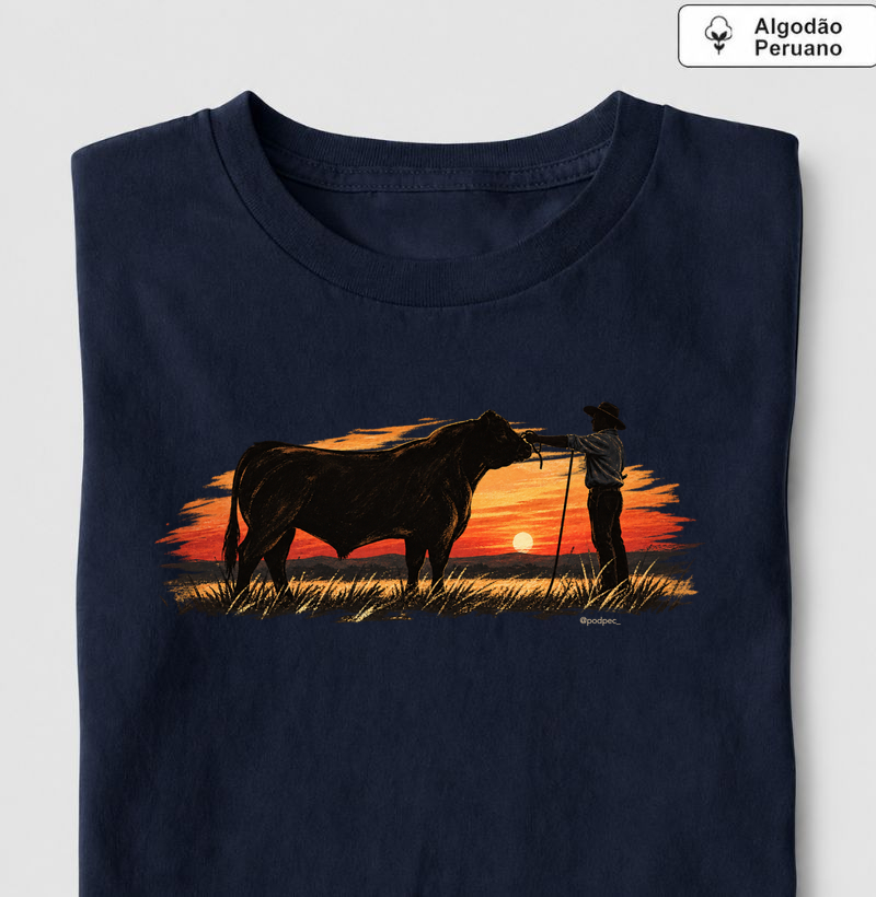 Al Caer El Sol - Camiseta Algodão Peruano