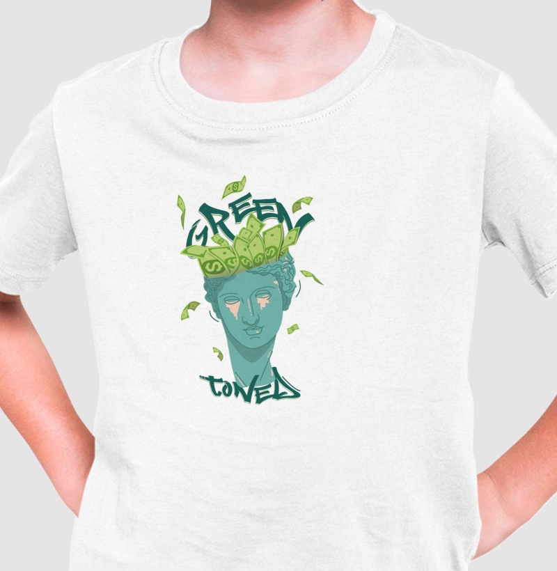 Camiseta Mini Cansado de Dólar