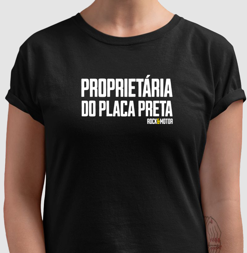 Proprietária de Placa Preta