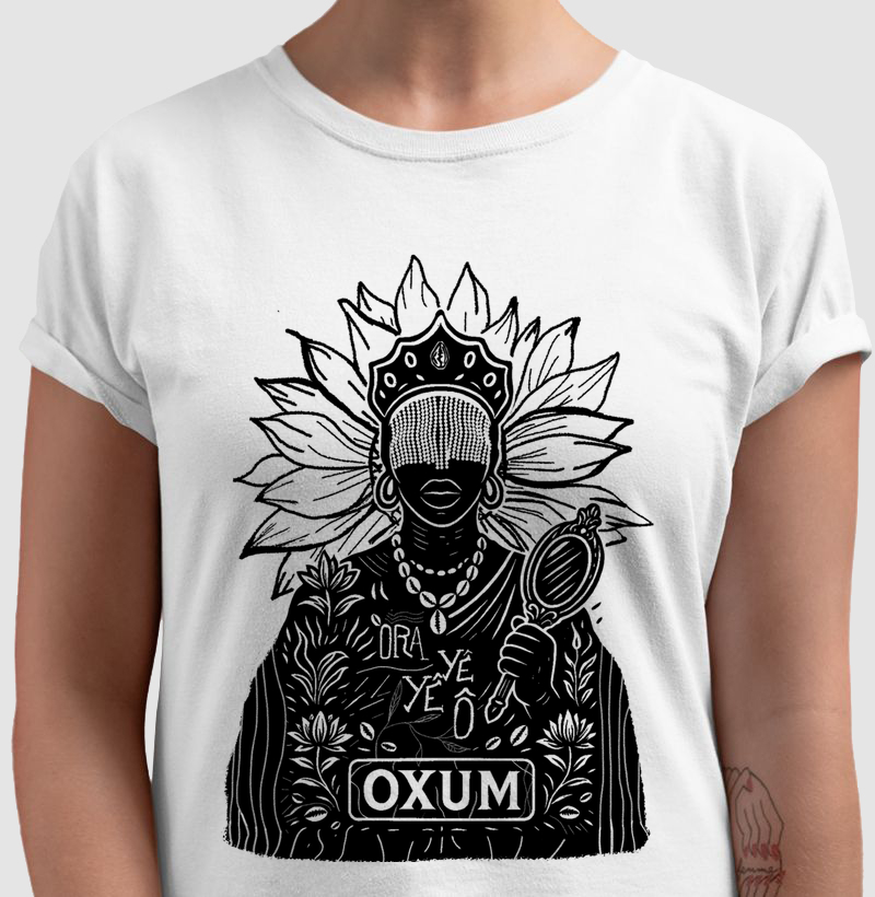 Oxum (estampa preta)