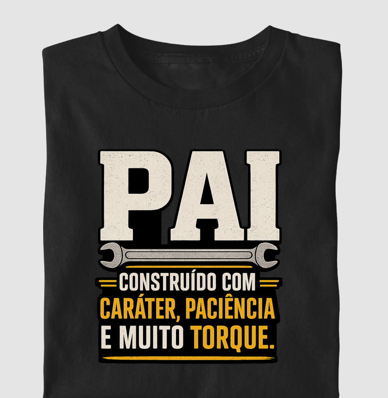 Pai construído com muito torque