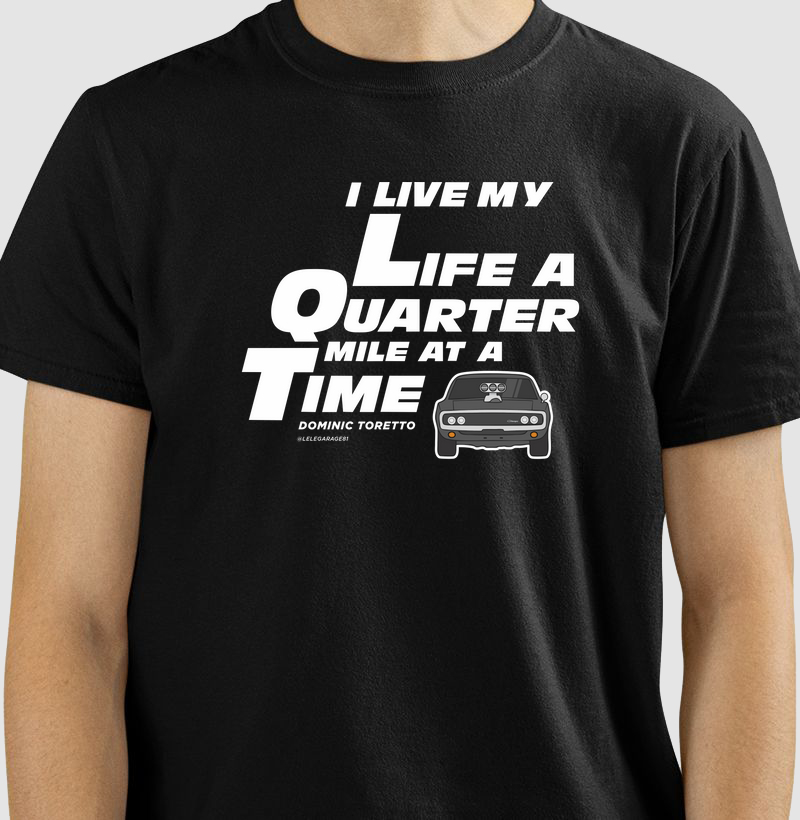 Camiseta Velozes e Furiosos Quarter Mile - Versão 1