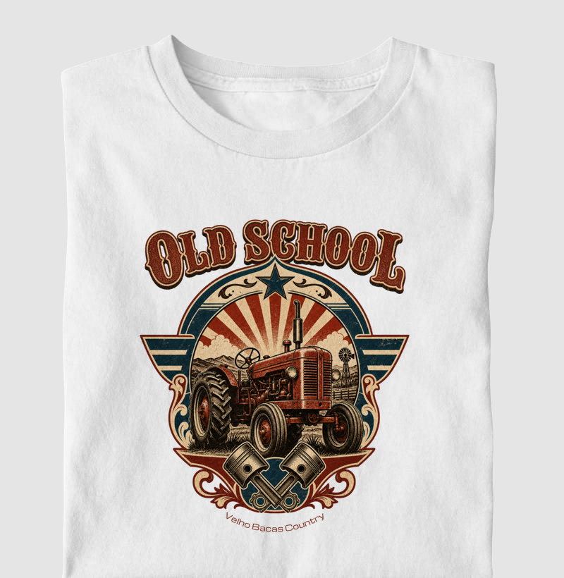 Old School Tractors - Camiseta