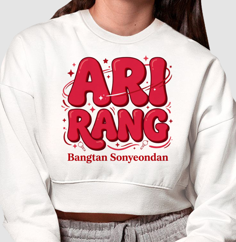 Arirang Cropped Moletom - BTS