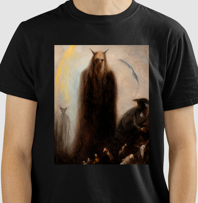 Camiseta Francisco de Goya Visão Fantasmagórica Dark Art 