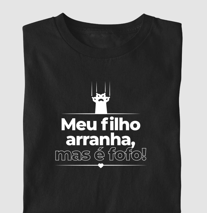 Meu filho arranha, mas é fofo!