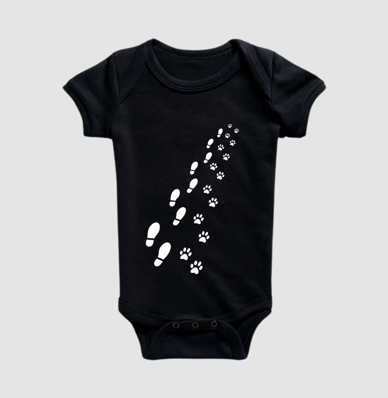 Caminhada com meu Cachorro - Body Infantil