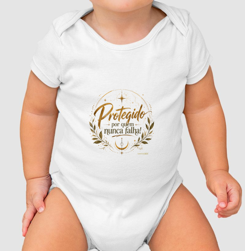 Protegido — Estampa Minimalista de Fé