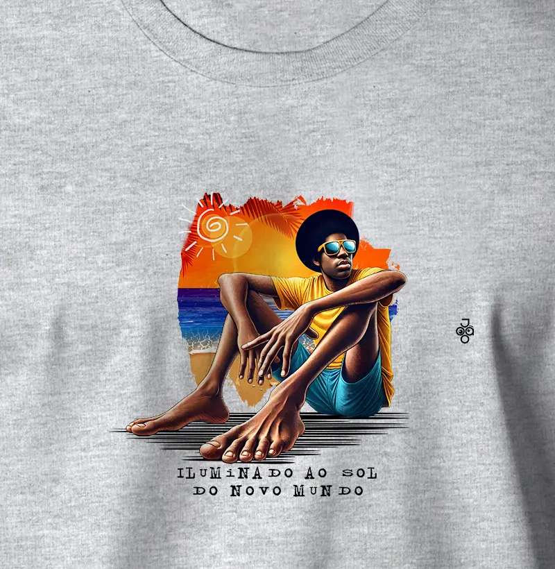 Camiseta Sol do novo mundo