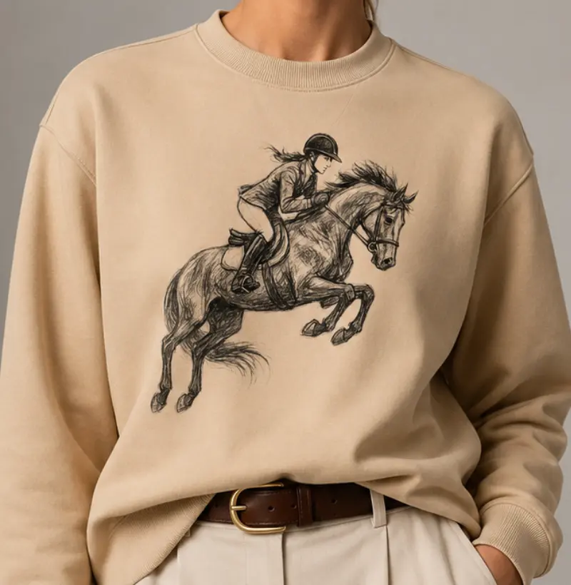 Estilo Equestre Suéter 