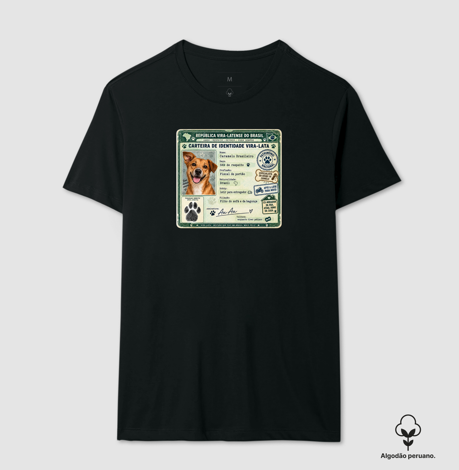 RG Viralatense - Camiseta Algodão Peruano