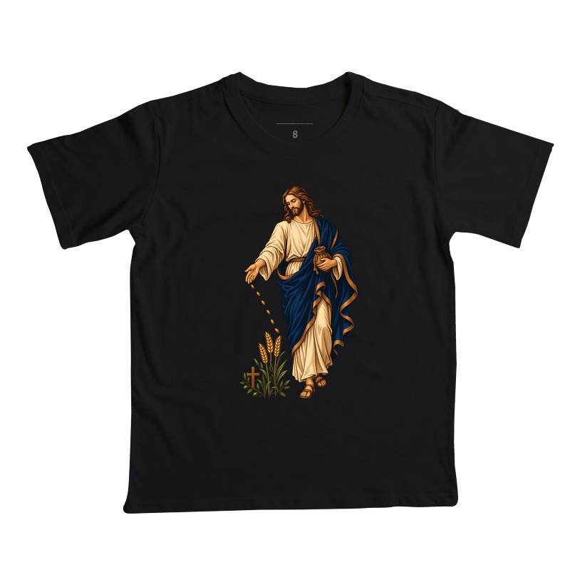 Cristo Semeador - Cristo Vivo - Camiseta Infantil