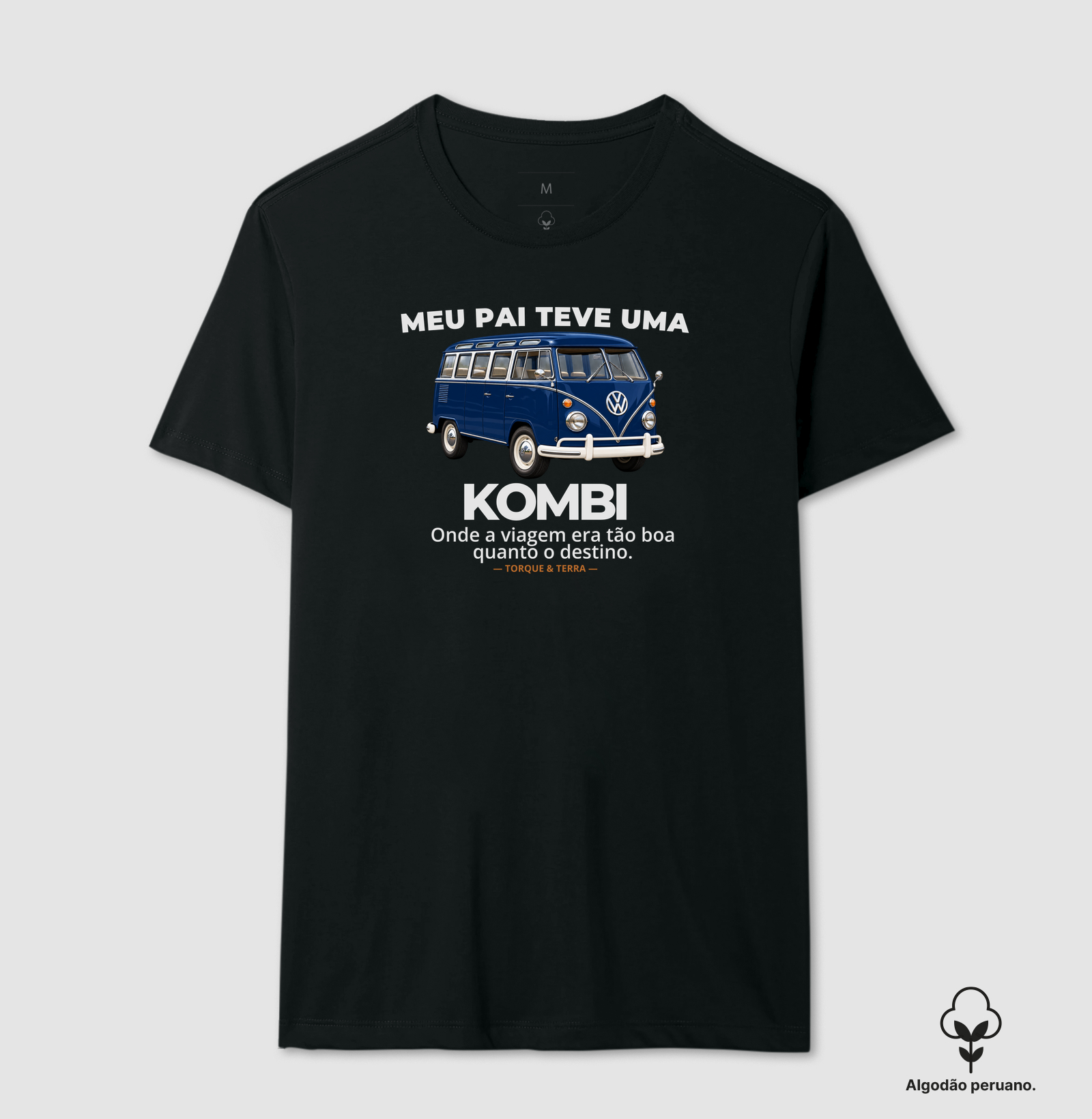 Meu pai teve uma - KOMBI - azul escuro