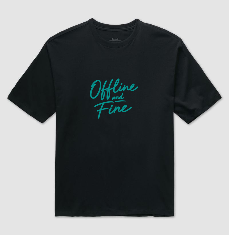Offline and Fine turquesa
