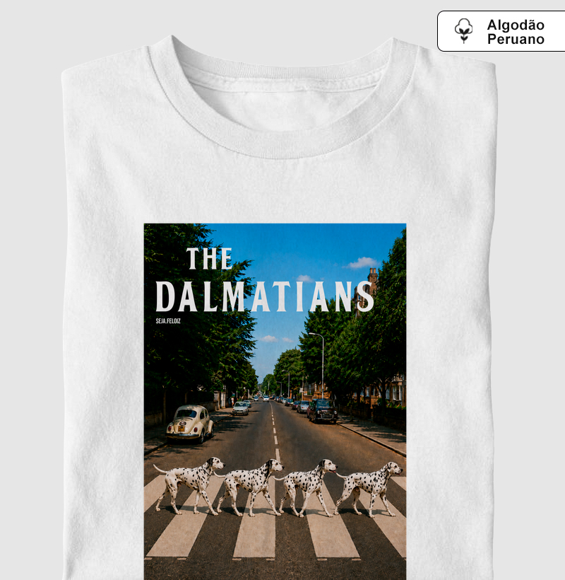 THE DALMATIANS 🐾🖤 - Camiseta Algodão Peruano