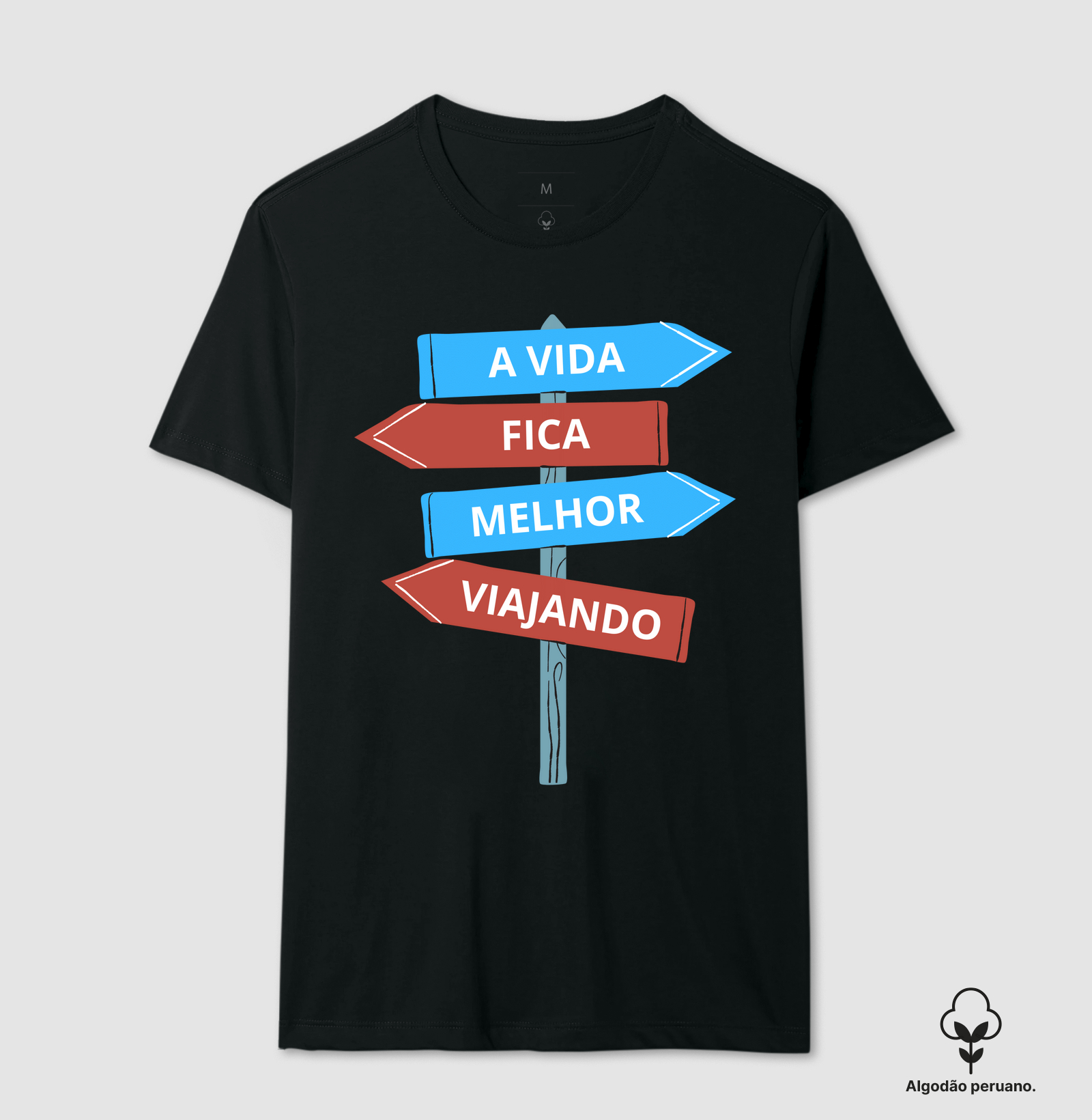 Camiseta Placa Viagem - A vida ...