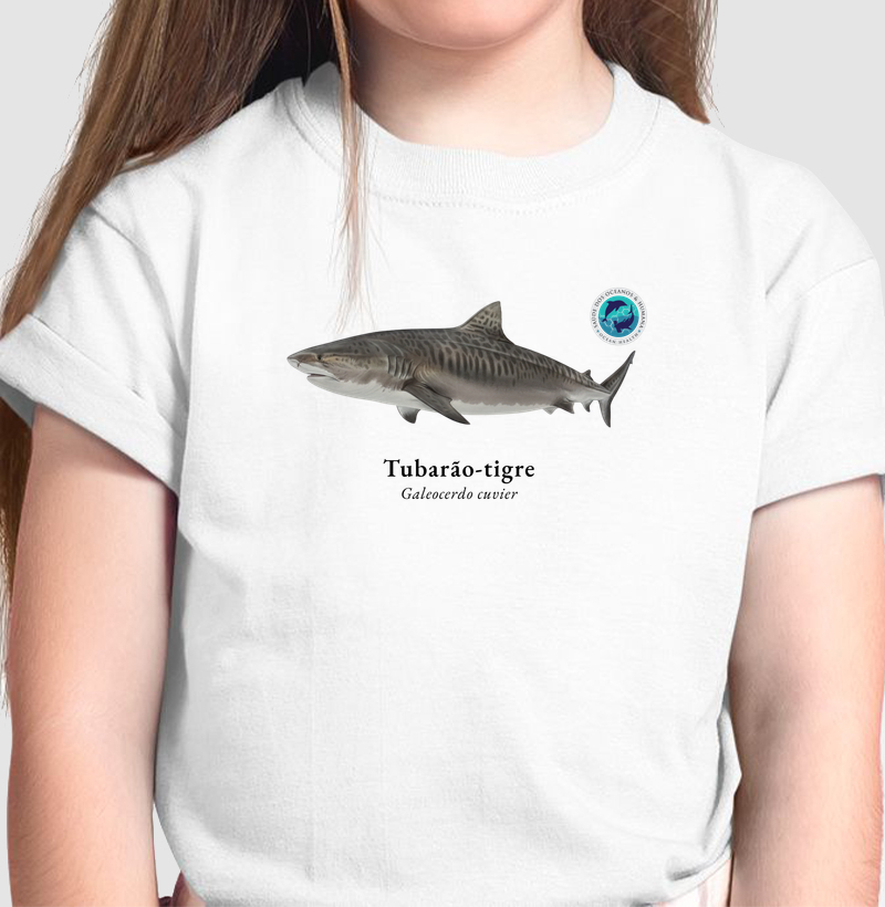 Tubarão-tigre - Camiseta Infantil