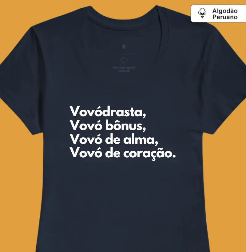 Vovódrasta, vovó bônus (vovó-madrasta) (algodão peruano)