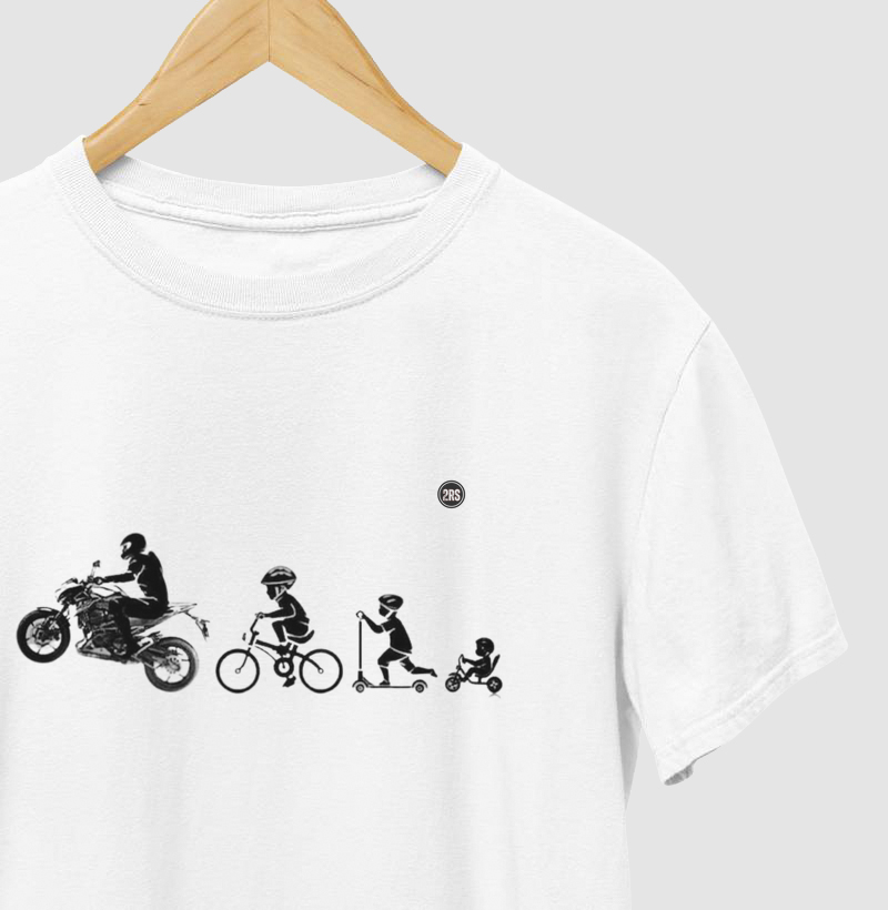 Camiseta Motociclista Evolução